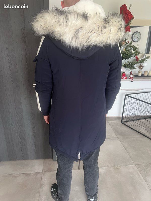 Veste homme hiver project X Paris taille L couleur bleu marine (image 2)