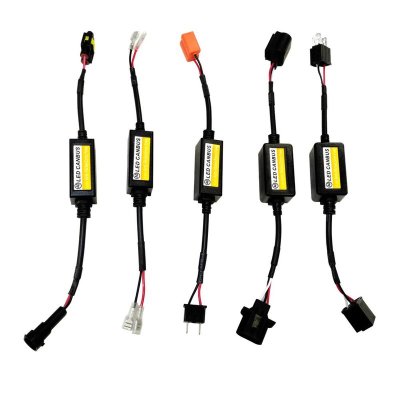 KIT d'adaptateur Can Bus d'Ampoules LED H4 pour voiture ou moto