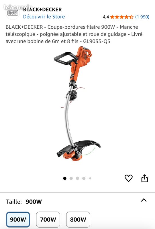 Coupe bordure Black & Decker (image 3)