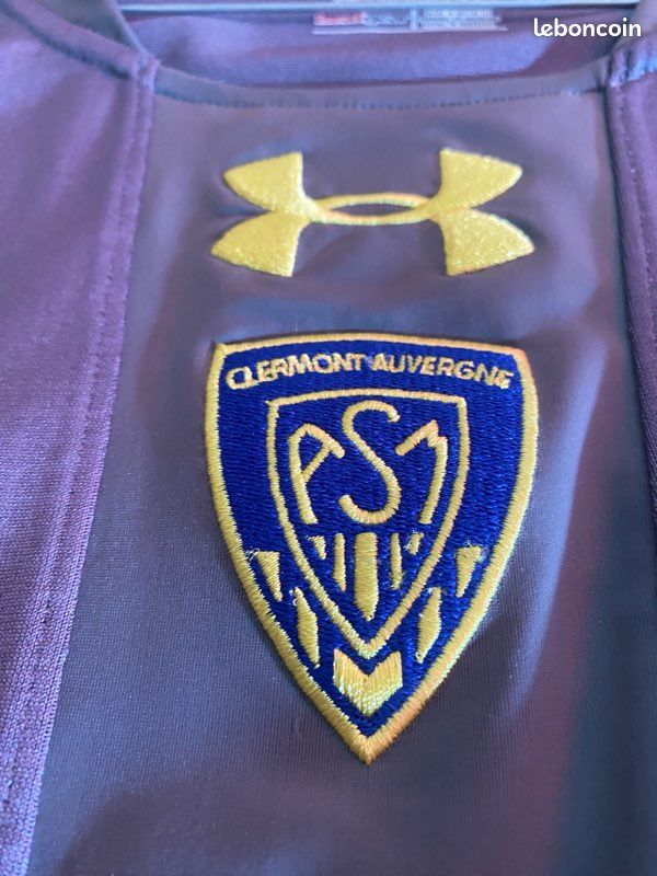 Maillot De Rugby ASM Clermont Auvergne - Under Armour - Taille XL - Gris, Bleu, Jaune - Neuf Avec étiquettes