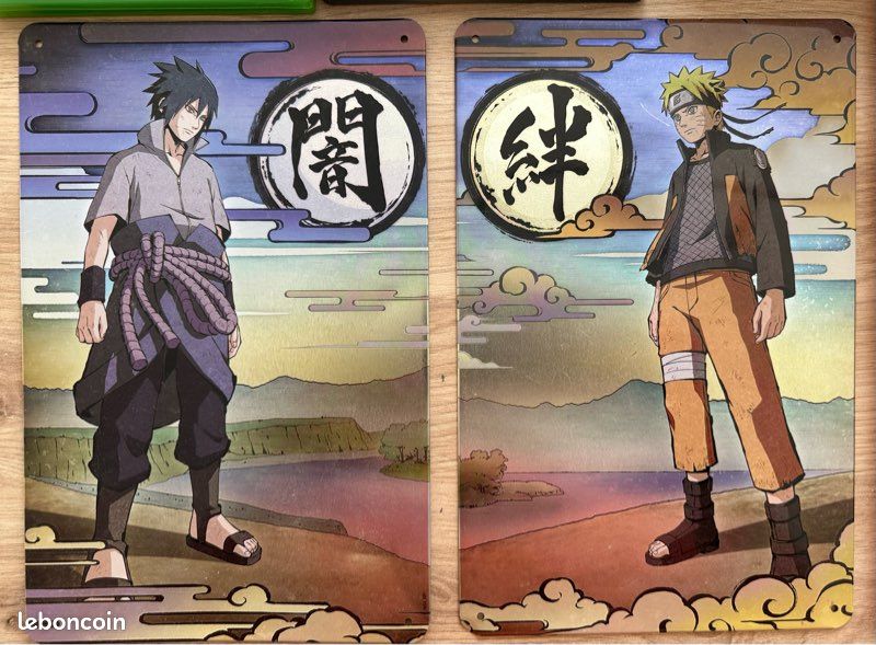 Figurine Naruto Ultimate Ninja Storm 4, Naruto + Plaque Métal Collector, Neuf