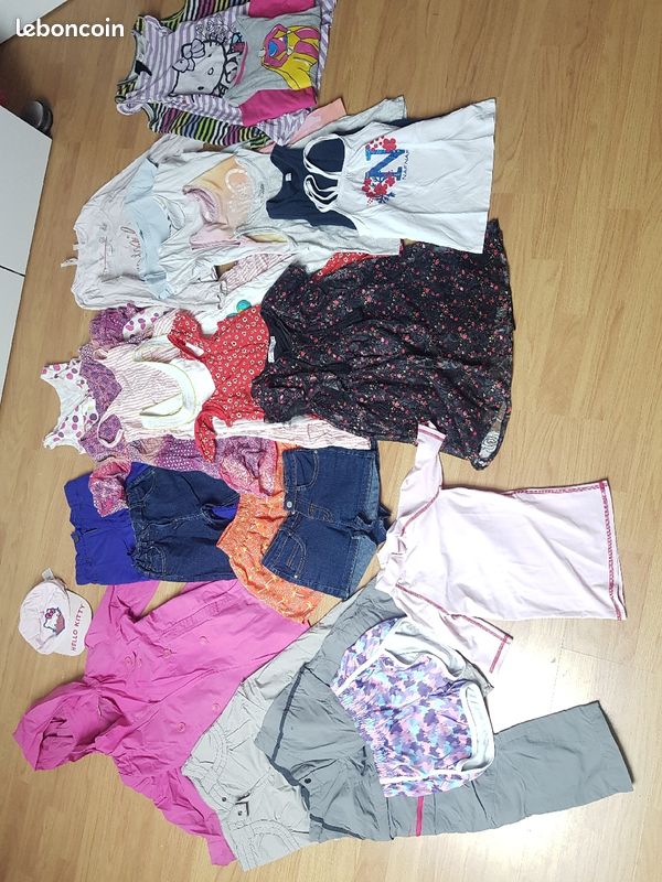 Lot vêtements fille 8 ans été (image 1)