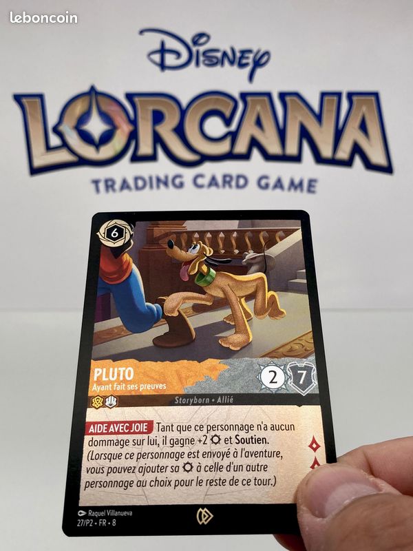 pluto lorcana card Lorcana - Whispers in the Well - Pluto - Steel Champion (Rare)