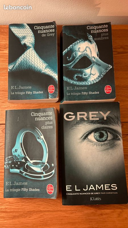 Cinquante nuances de Grey – EL James – 4 livres (image 1)