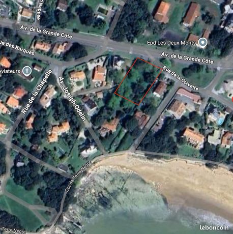 ST PALAIS SUR MER - QUARTIER DU PLATIN - TERRAIN - 1200 m²