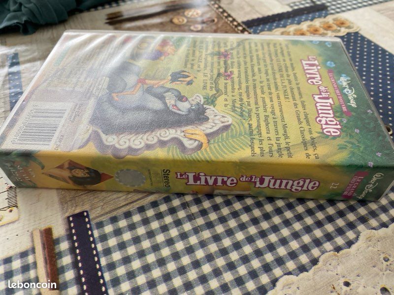 K7 VHS Walt Disney le livre de la jungle (image 3)