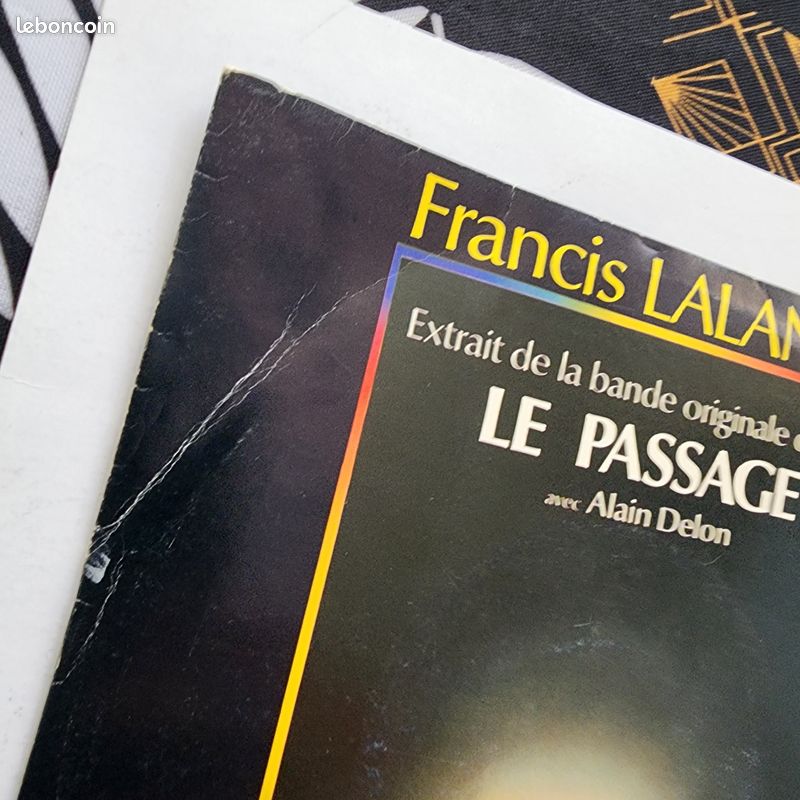 Francis Lalanne - Extrait De La Bande Originale Du Film Le Passage Avec Alain Delon - 45T (image 2)