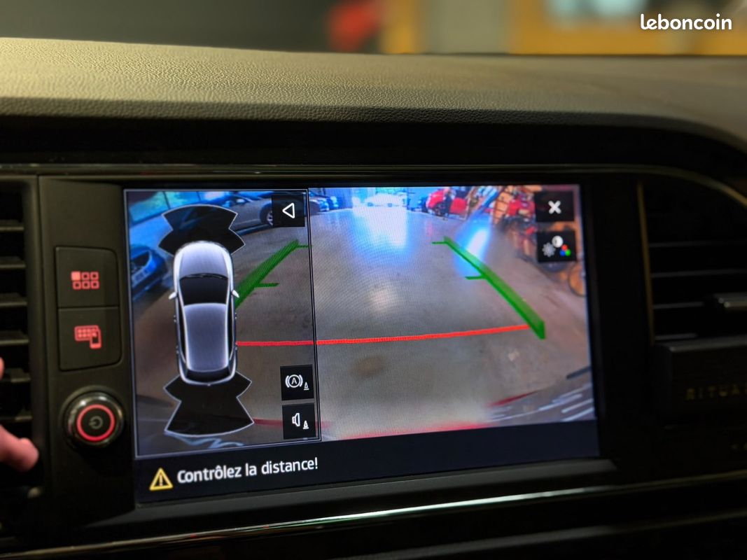 SEAT LEON 1.4 ECoTsi 150 Start/Stop ACT DSG7 FR - Toit Ouvrant Panoramique - Seat Sound - CarPlay / Android Au (image 19)