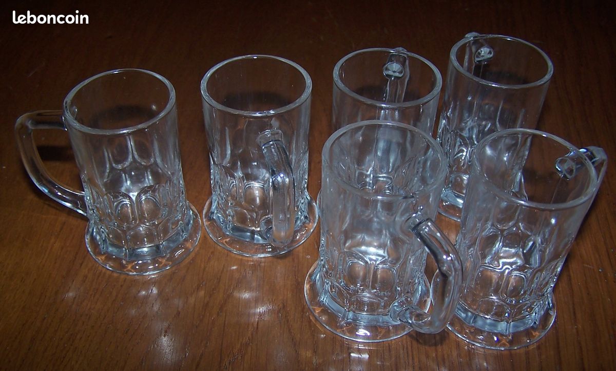 6 petits verres liqueurs anciens - état neuf (image 1)