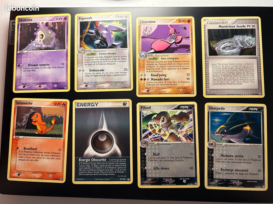 Lot de 69 cartes Pokémon du bloc ex - gardiens du pouvoir - Collection