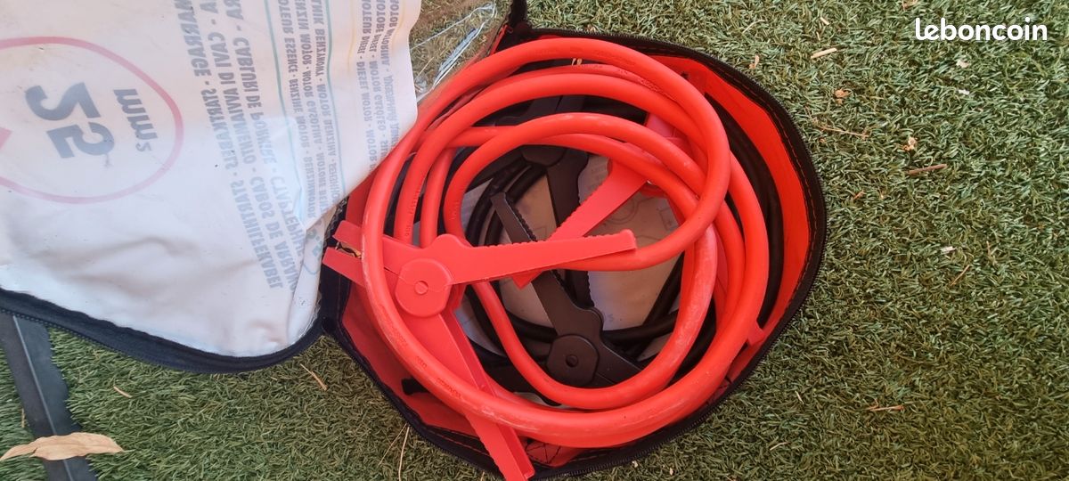 IMZEUS Câbles de Démarrage 4M Câble Batterie Voiture 12 V/24 V Cable De Demarrage pour Moteurs Essence et Diesel 800A 25mm2, Sac de Transport Inclus, Câble de démarrage