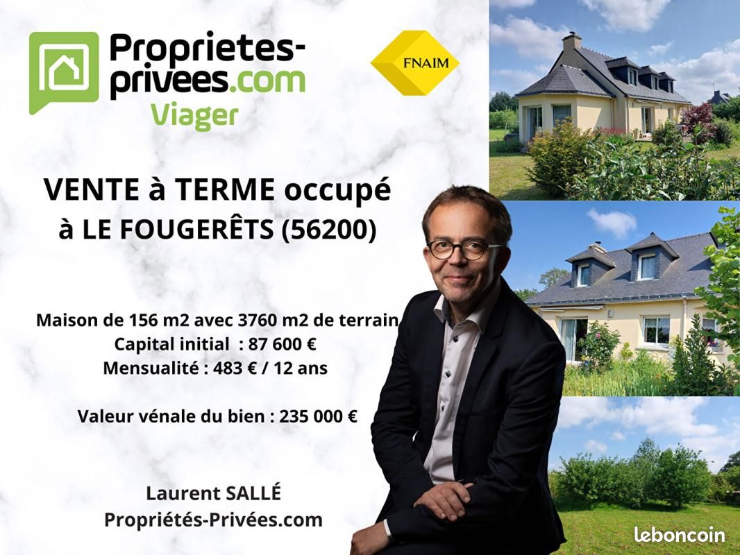 Maison 7 pièces 156 m² · à Les Fougerêts · 156 m² · 87 600 €