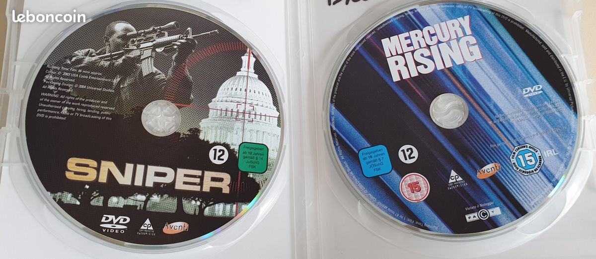 Coffret Dvd code mercury / sniper (image 3)