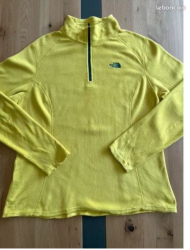 Polaire half zip The North Face/Jaune/XL women (image 2)
