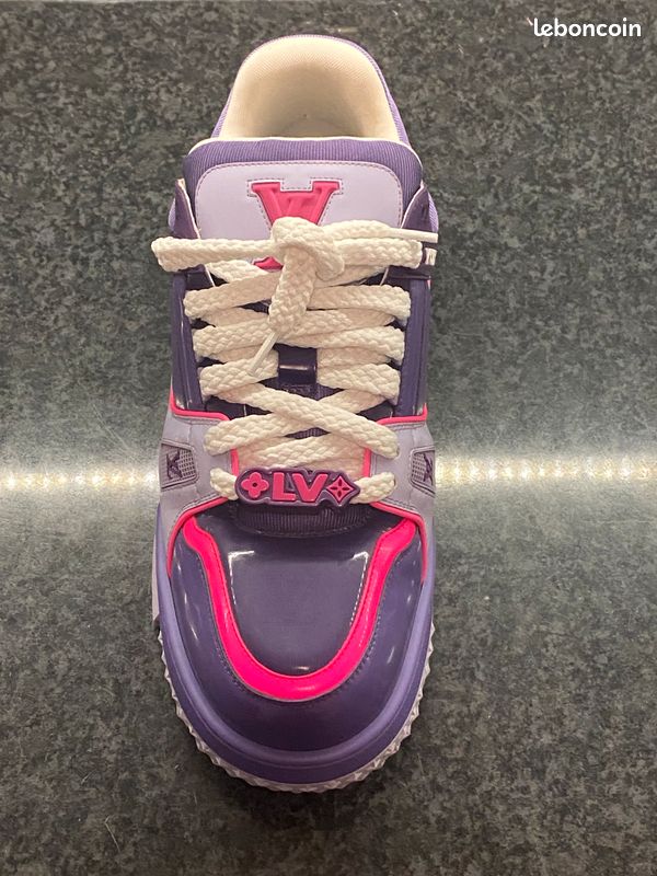 Maxi Sneaker Purple Lv Trainers Louis Vuitton LV Trainer Maxi