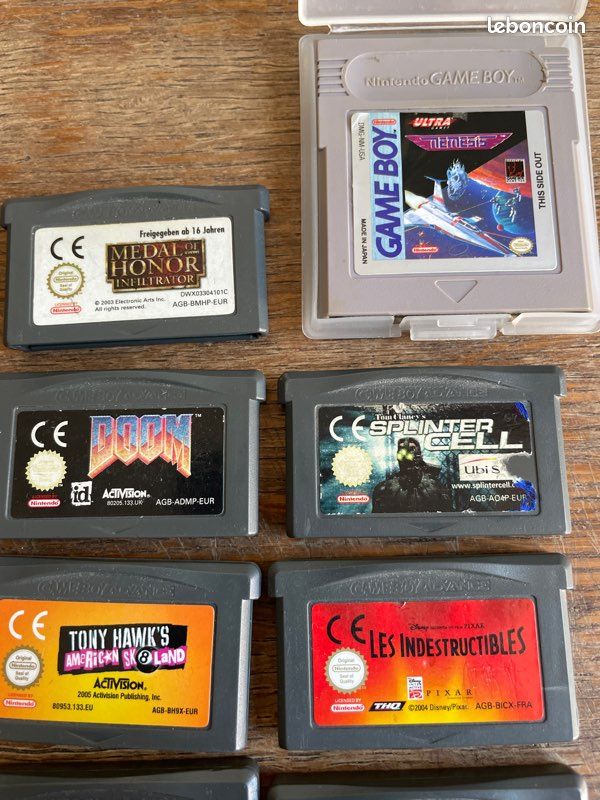 Lot De Jeux Game Boy Color / Advance - Inclut Pokémon Pinball - Très Bon état