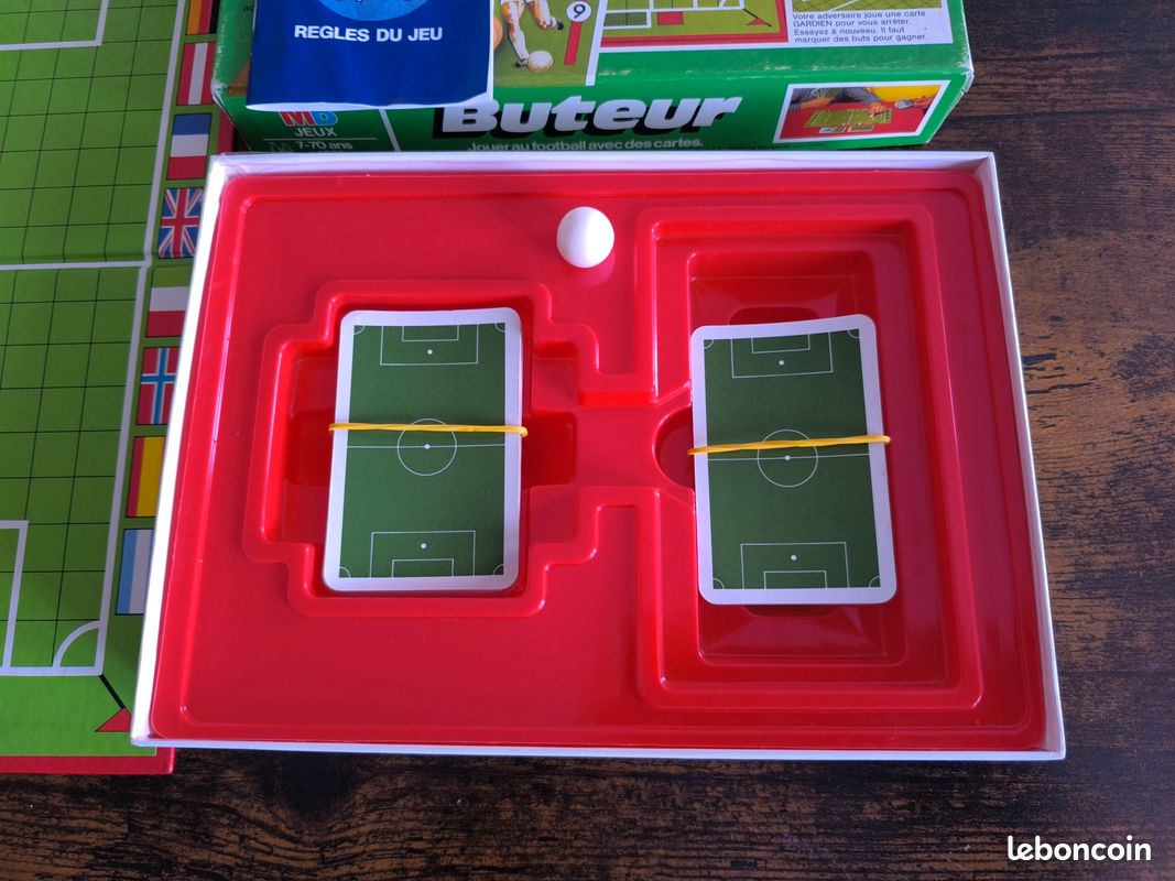 Jeu De Société Buteur MB Vintage 1981 - Football, 2 Joueurs