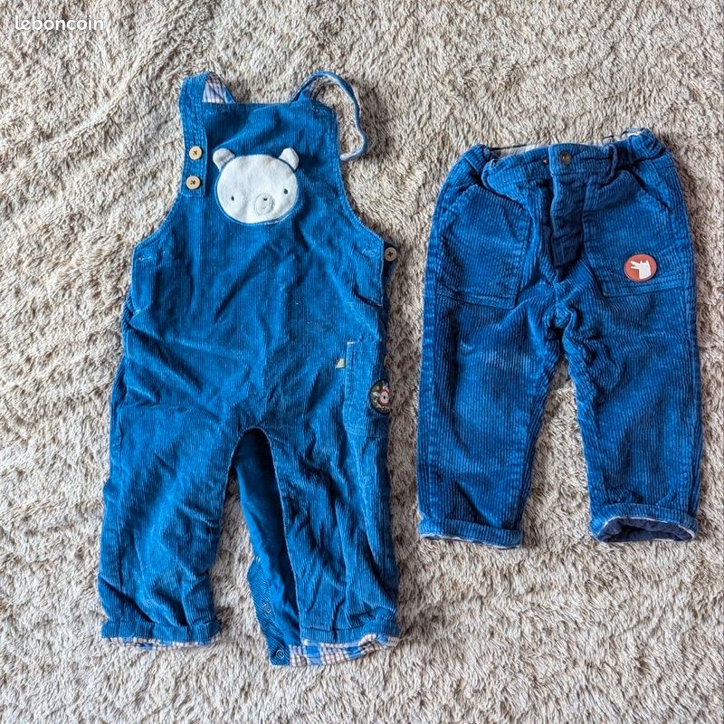 Salopette et pantalon 18 mois (image 2)