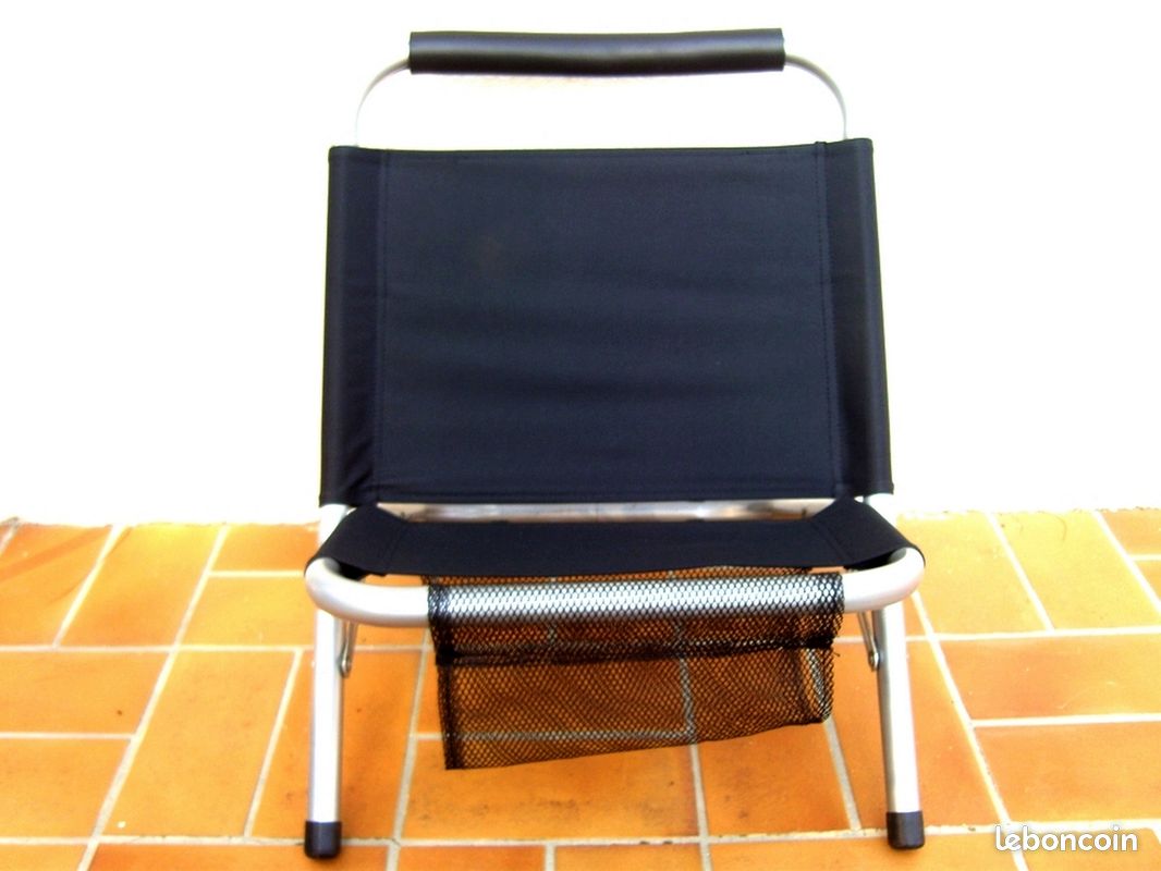 Fauteuil relax avec filets de rangement pêche camping c. NEUF (image 5)
