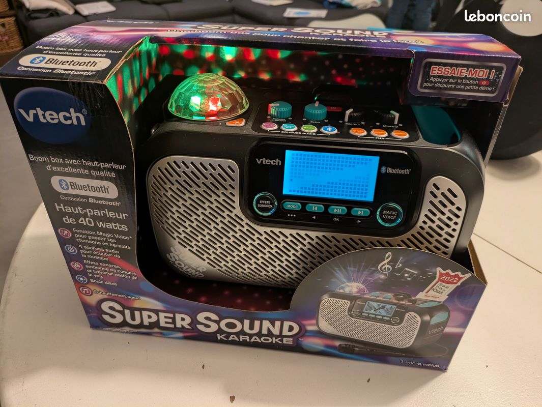 Alimentation 12V Pour VTech Karaoké Super Sound - Chargeur Secteur Haut-Parleur Karaoké, Protection Surtension/Surchauffe