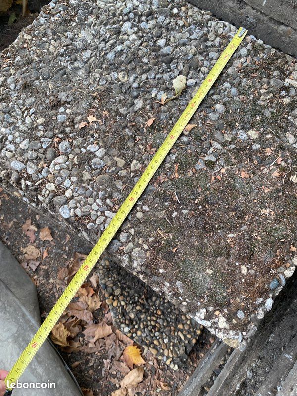 Dalle béton gravillons grise (image 7)