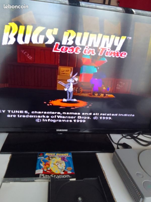 Bugs Bunny Voyage à Travers Le Temps Sur PS1 - Complet, Version PAL Française