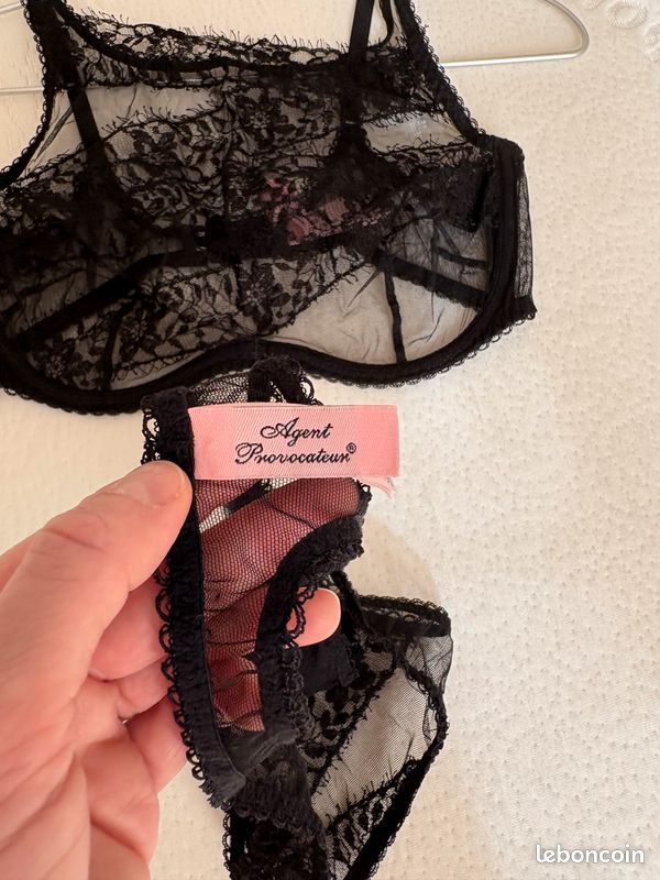 Bikini Agent Provocateur Fynlee AP2 - Noir - Taille S - Neuf Avec Étiquette