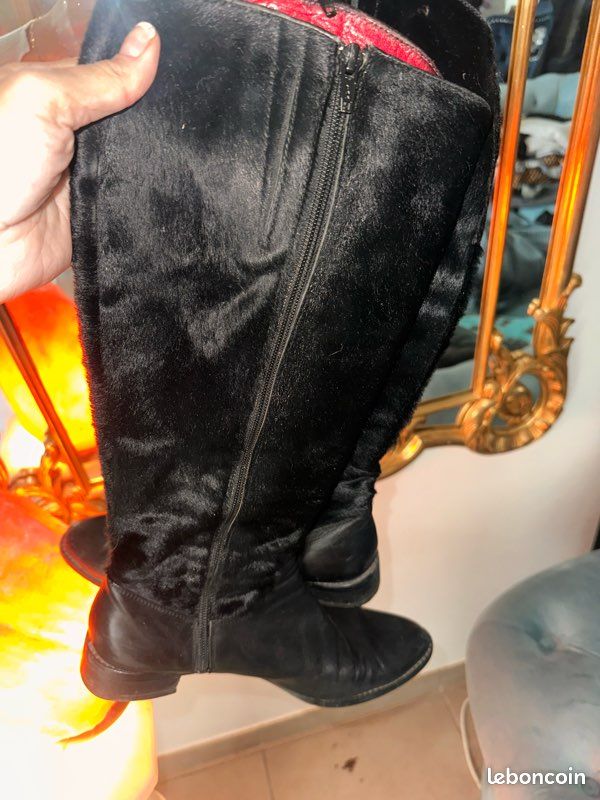 Bottes cuir naturel (image 5)