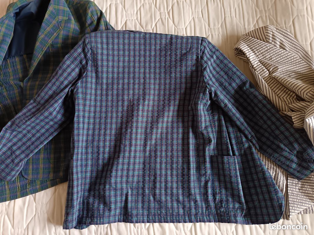Lot de 3 vestes à carreaux, taille 48 (image 15)
