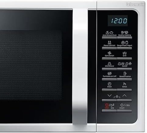 Four micro-ondes Samsung MC28H5015AW, grill combiné, Smart Oven, 900 W, grill 1500 W (image 3)