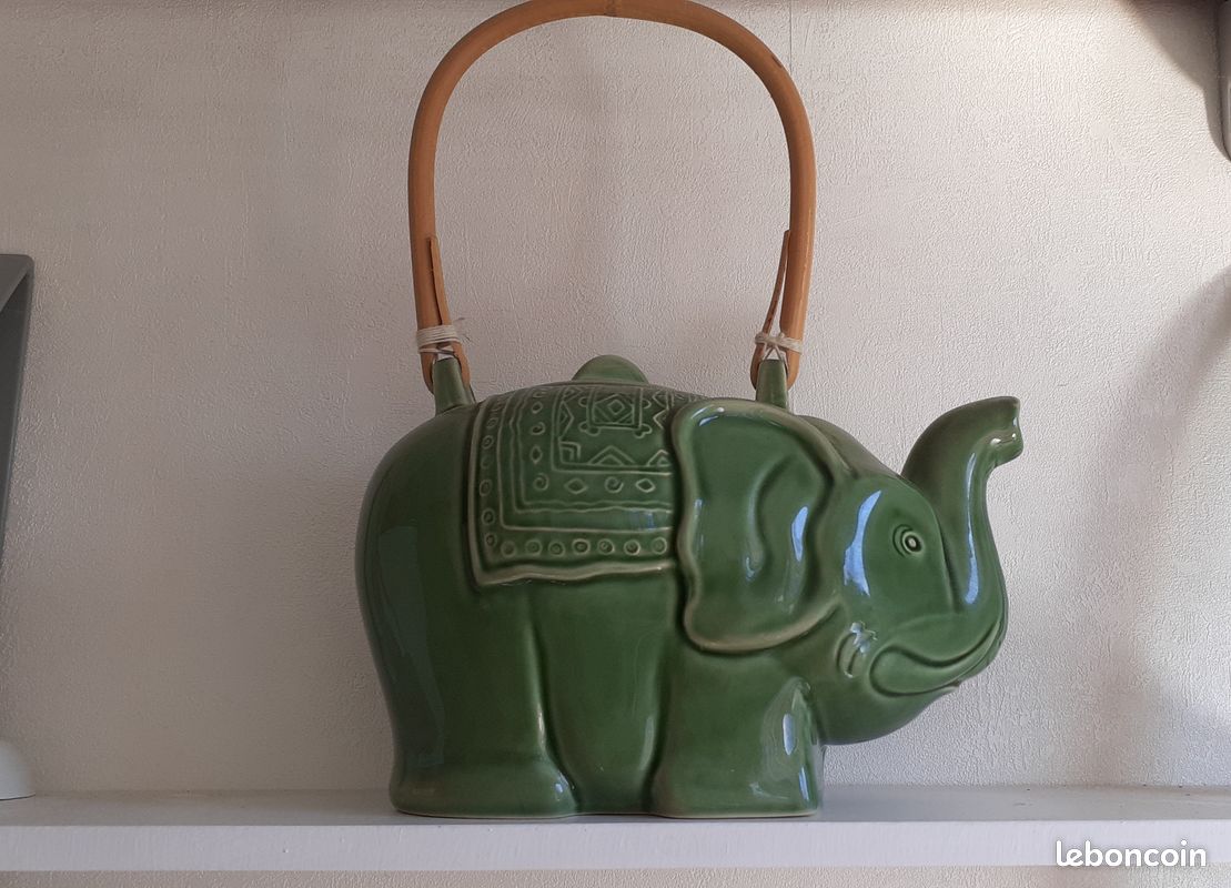Théière Eléphant Bleue | Theieres Du Monde