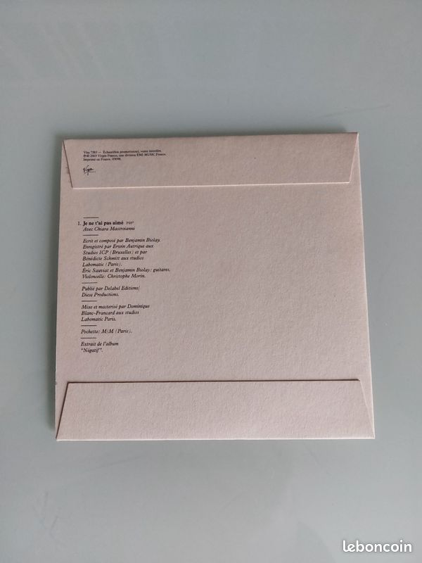 Rare CD promo Benjamin Biolay (image 2)