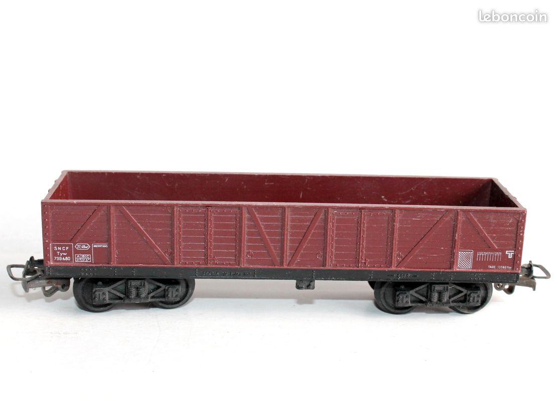 Lot De 2 Wagons Jouef HO : Citerne Et Tombereau Toit Coulissant – SNCF – Époque 4 – BO