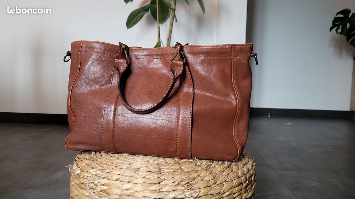 Sac à main Longchamp 3D Cognac (image 4)