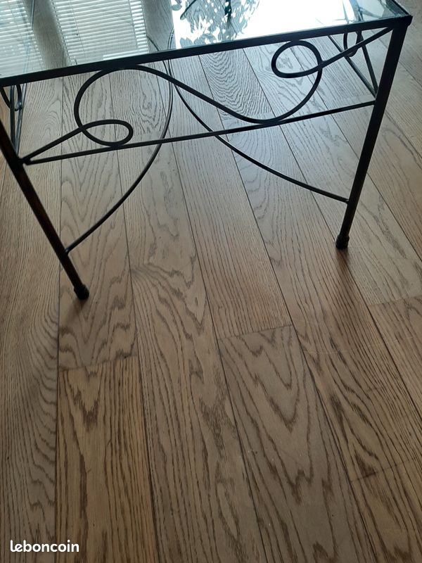 Table basse en fer forge (image 3)