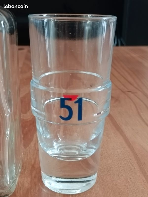 Carafe Pastis 51 avec 2 verres (image 3)