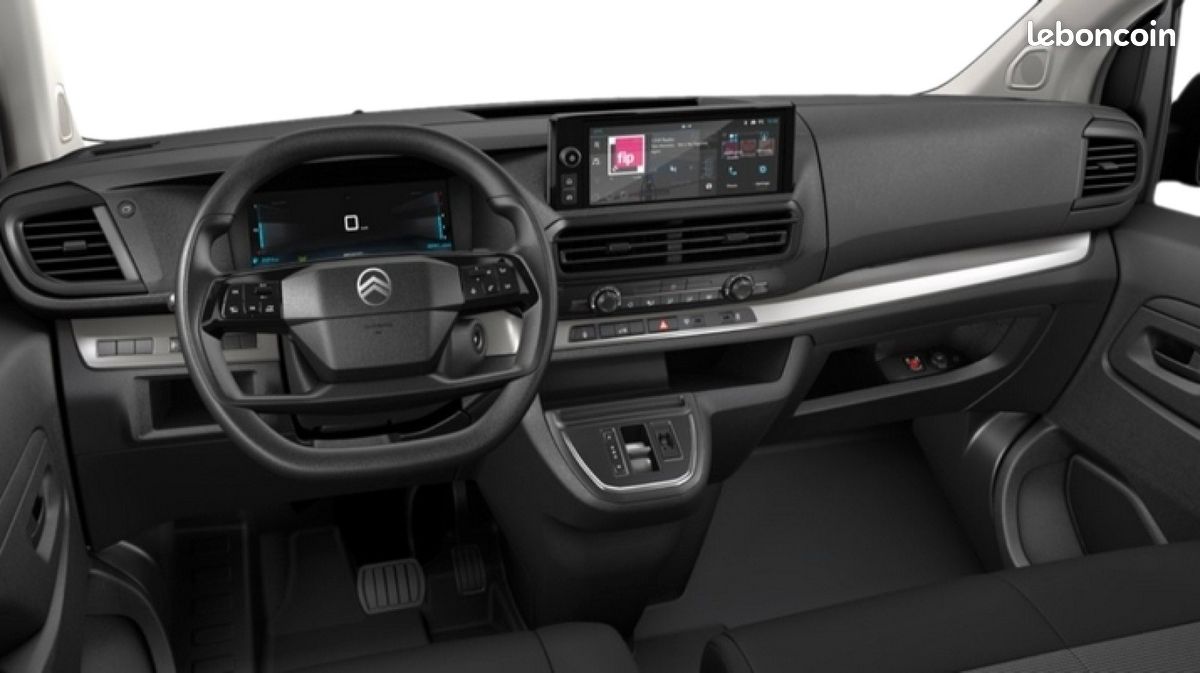 Citroen jumpy vu m diesel 180 ch eat8- prix affiche ht - tva - 3 places - 2 portes laterale - camera - clim - carplay (image 2)