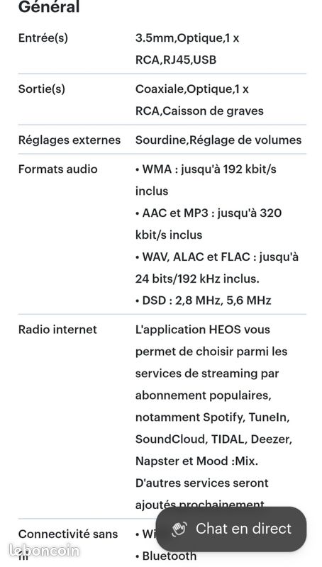 Amplificateur denon heros link 2 (image 5)