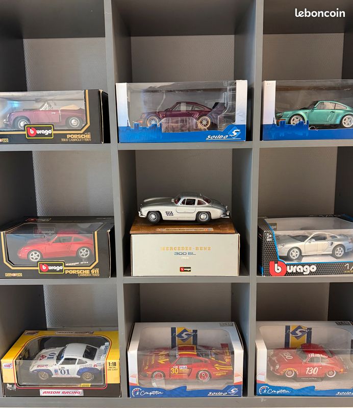 Miniature Solido N°117 – Porsche F2 Argent N°30, échelle 1/43, Métal, Sans Boîte
