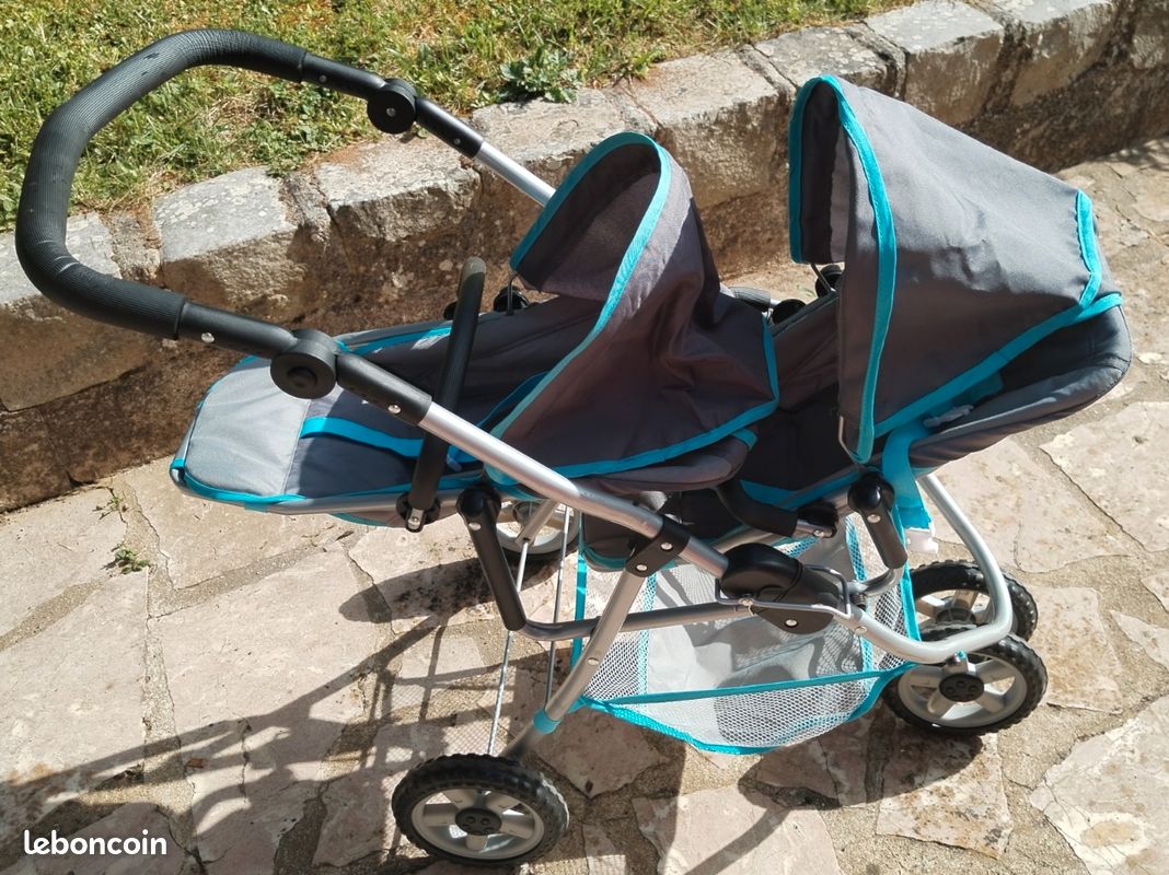 Poussette double poupee - Jeux & Jouets