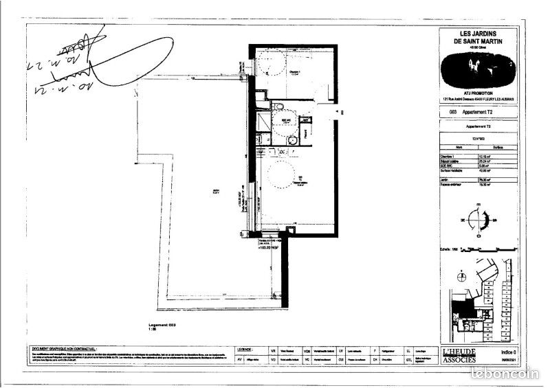 Appartement a louer olivet - 2 pièce(s) - 42 m2 - Surfyn