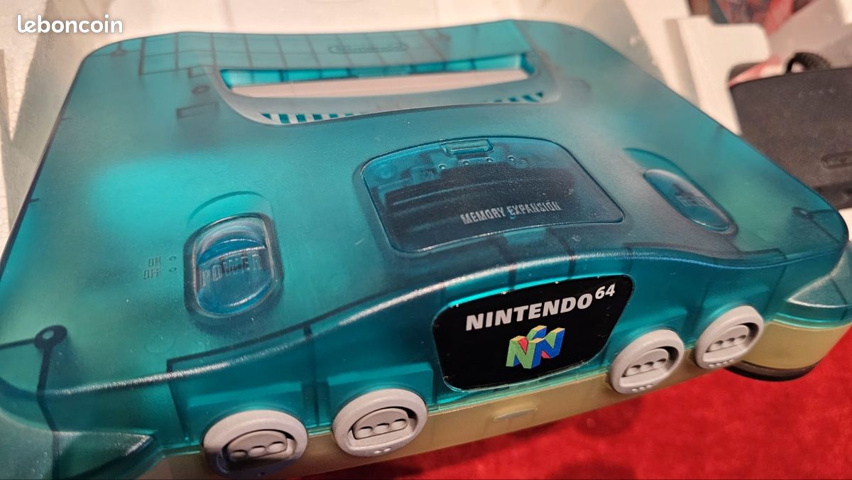 Nintendo 64 aqua blue jap en boite (image 5)
