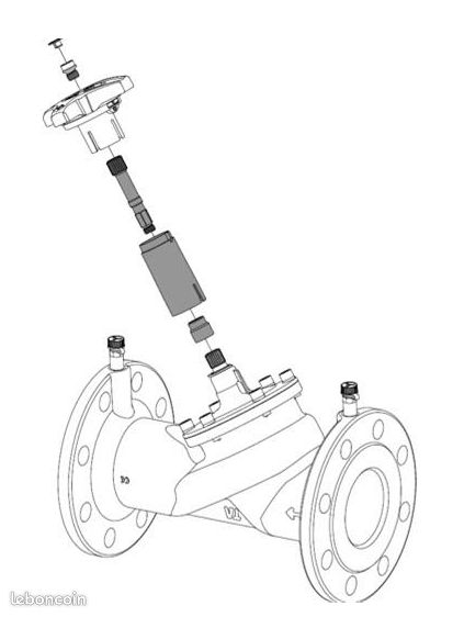 Vanne d’équilibrage TA STAF Ø65 – Fonte à brides (IMI Hydronic/Pneumatex réf. 52181-065) – Neuve (image 2)