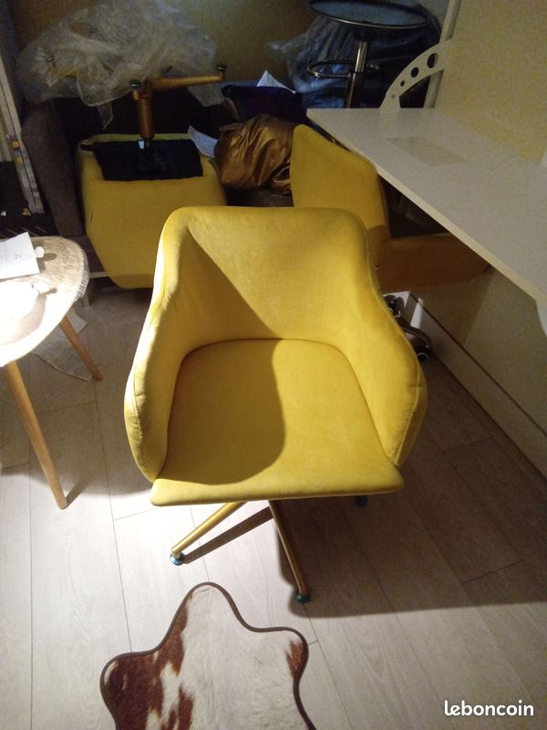 Un Fauteuil jaune neuve (image 3)