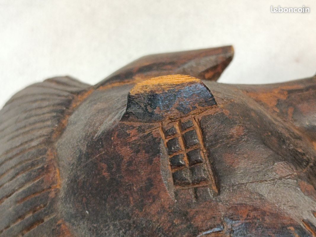 Statuette Sénoufo en bois – Sculpture africaine traditionnelle – 33 cm (image 12)