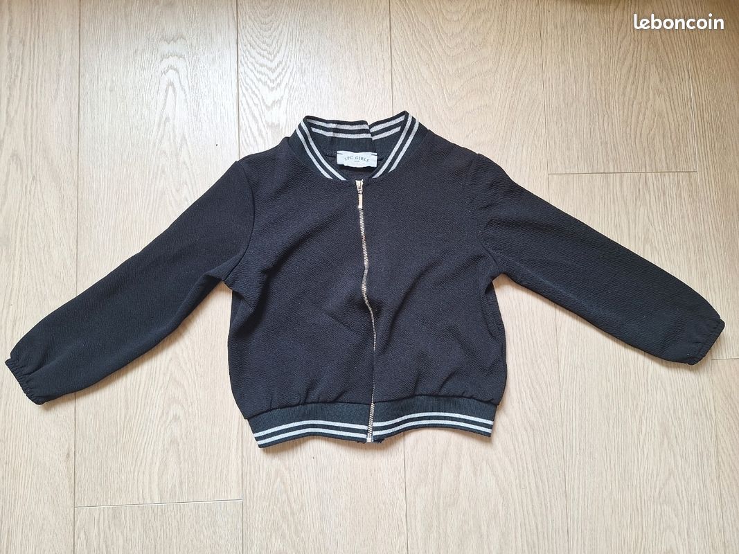 Veste a zip pailletée 5 ans -leti95 (image 1)
