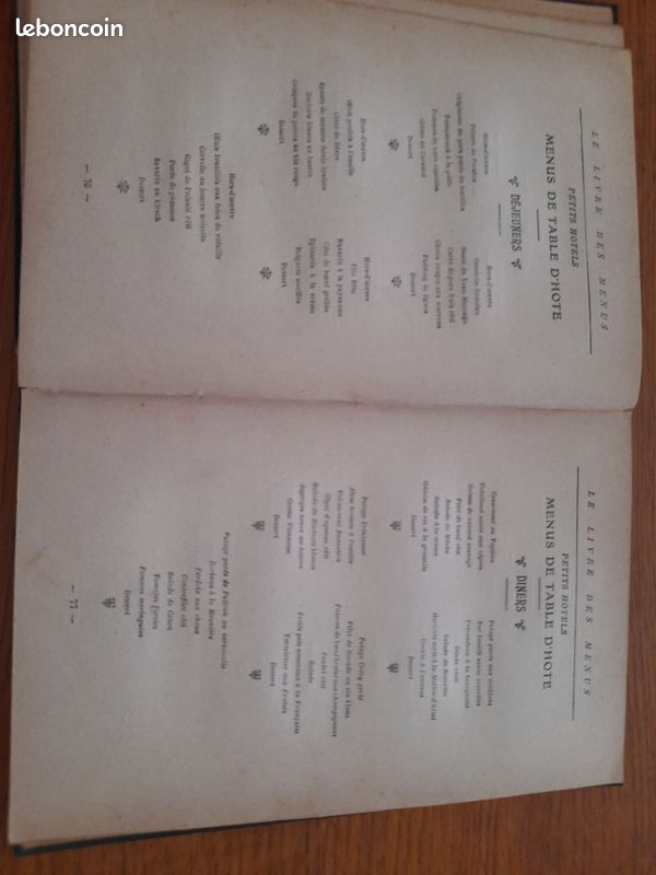 Le livre des menus (image 2)