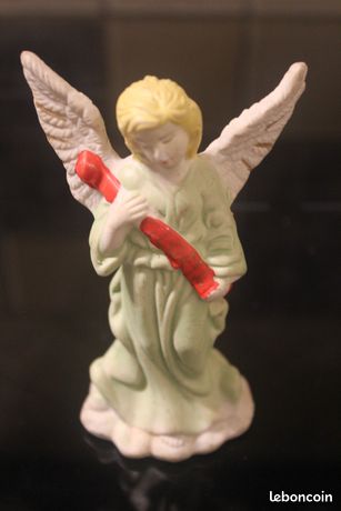 Petite Sculpture Bronze Angelot Chérubin Amour Forgeron Mar
