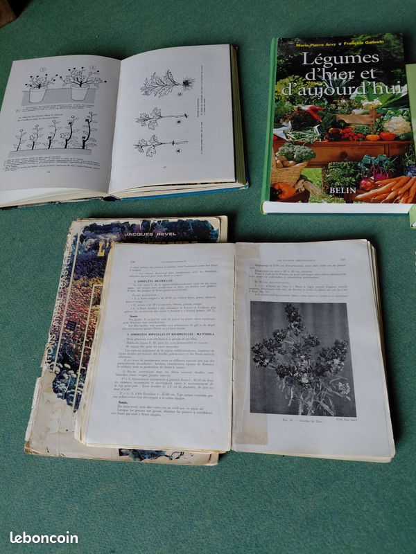 Lot de 8 livres horticulture légumes mauvaises herbes (image 9)
