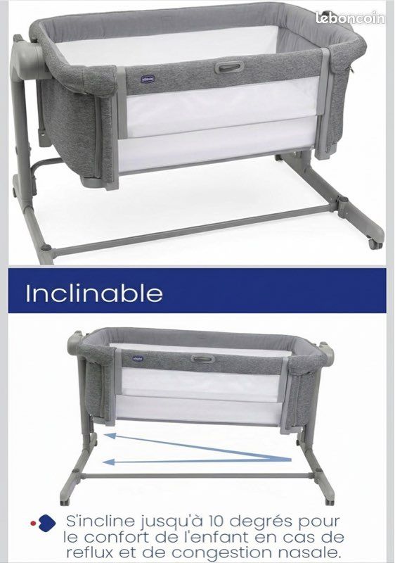 Lit cododo Chicco Next 2 me dream gris (image 1)
